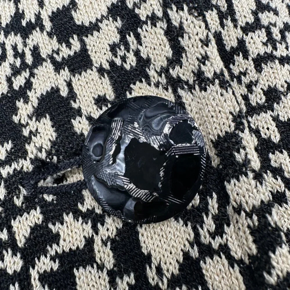 Vintage St John Collection Santana Knit Jacket Snakeskin Print Blazer Size 6 USA - Picture 10 of 12